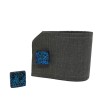 Blue Textured Cufflinks - CL409 - Image 2