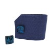 Blue Textured Cufflinks - CL409 - Image 3