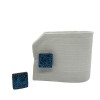 Blue Textured Cufflinks - CL409 - Image 5