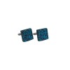 Blue Textured Cufflinks-CL412 Pbody