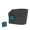 Blue Textured Cufflinks - CL412 - Image 4