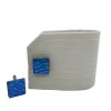 Blue Textured Cufflinks - CL416 - Image 2