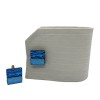 Blue Textured Cufflinks - CL417 - Image 4