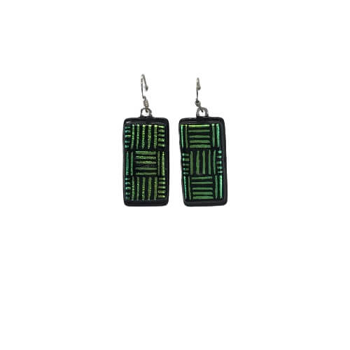 Green Hanging Earrings-EH341