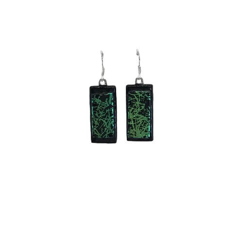 Green Hanging Earrings-EH348
