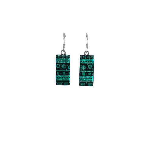 Green Hanging Earrings-EH367