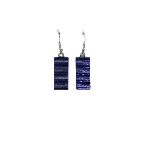 Purple Hanging Earrings-EH642