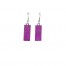 Purple Hanging Earrings-EH647