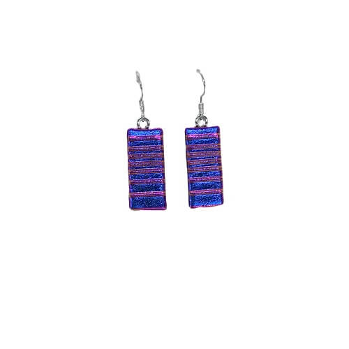 Purple Hanging Earrings-EH671