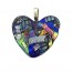 Rainbow Heart Pendant-HP501