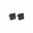 Silver Textured Cufflinks-CL204 Woven