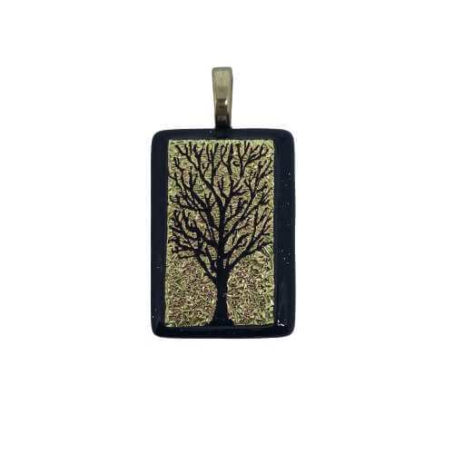 Warm Etched Pendant-EP108 Tree